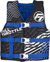 Full Throttle Youth Nylon USCG Approved Life Jacket - Navy