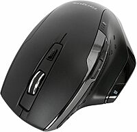 Targus Bluetrace Wireless Ergonomic Mouse, 2.4GHz Connection with USB and Laser Precision, 7 Functional Buttons, Black (AMW584GL)