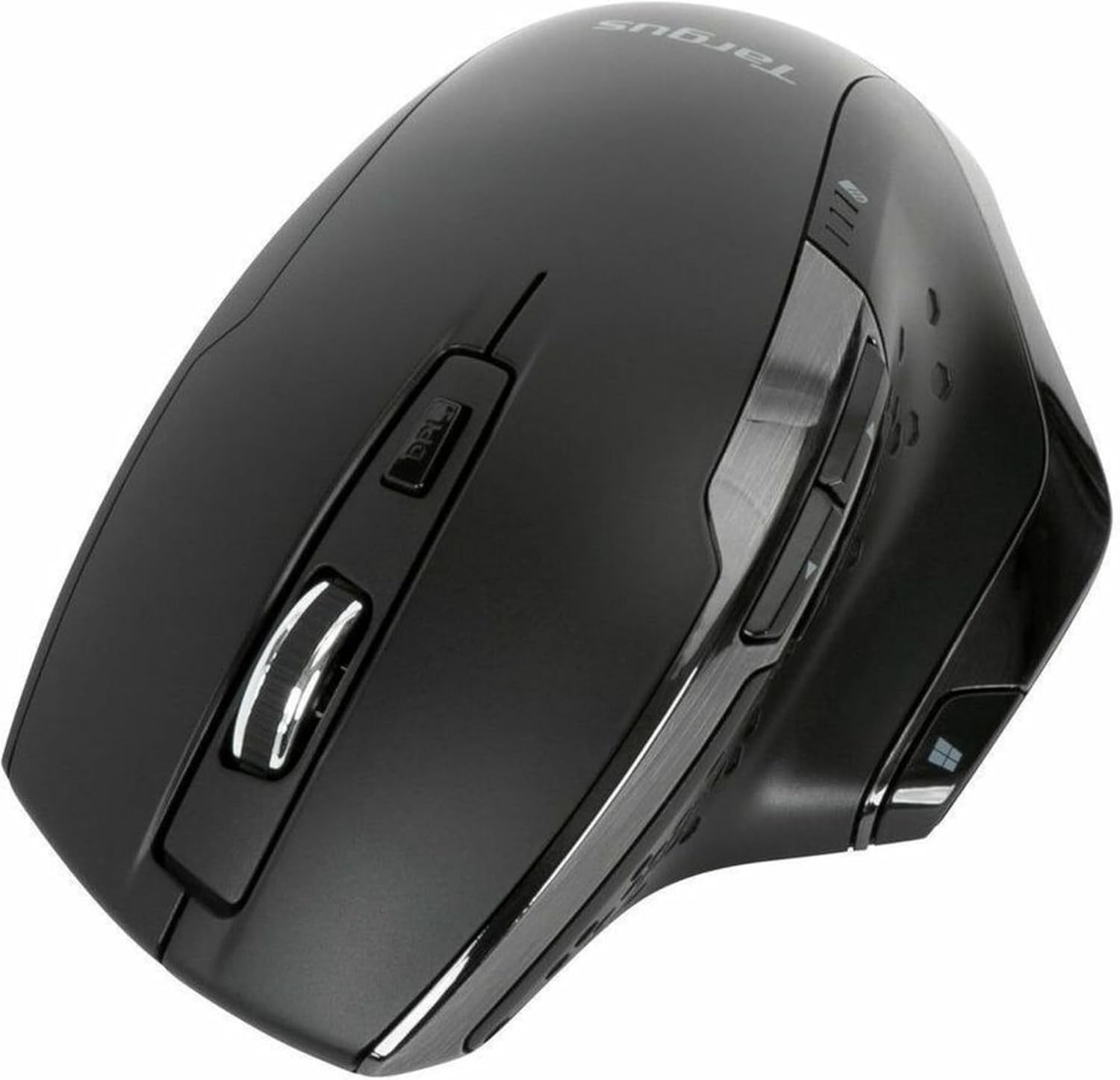 Targus Bluetrace Wireless Ergonomic Mouse, 2.4GHz Connection with USB and Laser Precision, 7 Functional Buttons