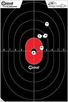 CALDWELL Silhouette Center Mass Targets Hi-Vis Flake-Off