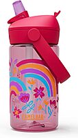 CAMELBAK Thrive Flip Straw Kids Bite Valve Water Bottle 14oz Tritan Renew