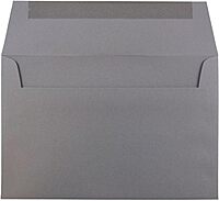 JAM PAPER Premium Dark Gray Invitation and Business Envelopes