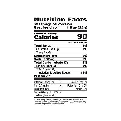 Kelloggs Rice Krispies Treats Original Bars, 0.78 Oz, Box Of 60