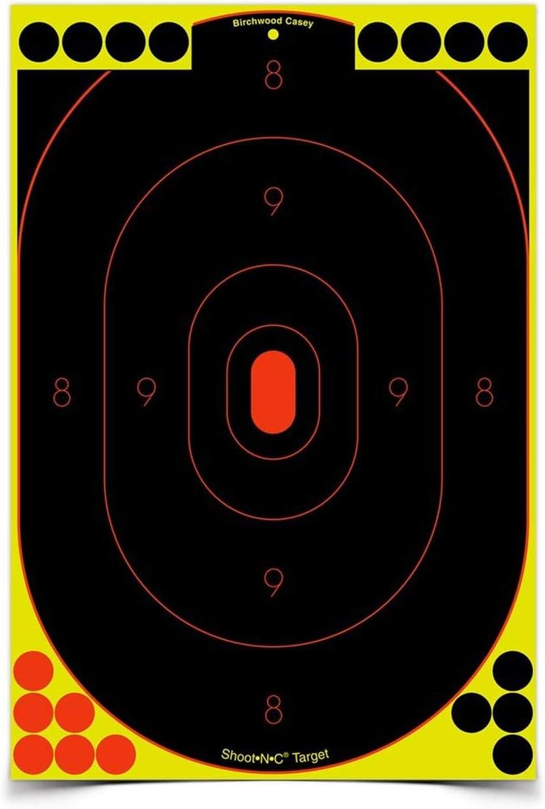 BIRCHWOOD CASEY Shoot-N-C Silhouette Adhesive Reactive Target