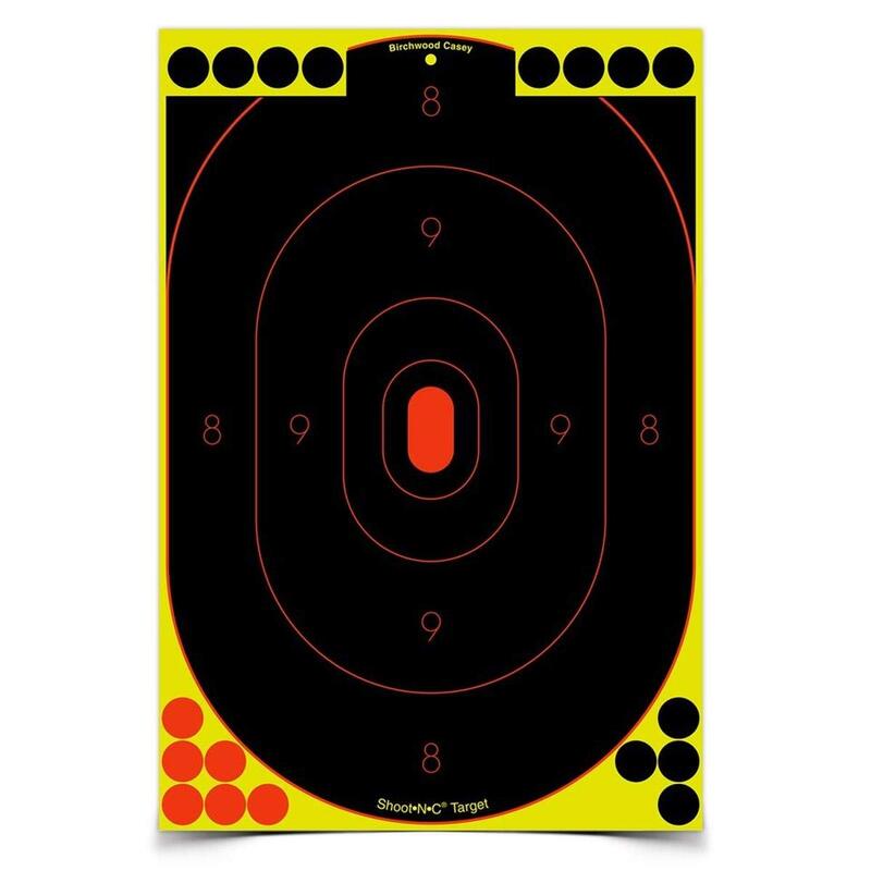 BIRCHWOOD CASEY Shoot-N-C Silhouette Adhesive Reactive Target