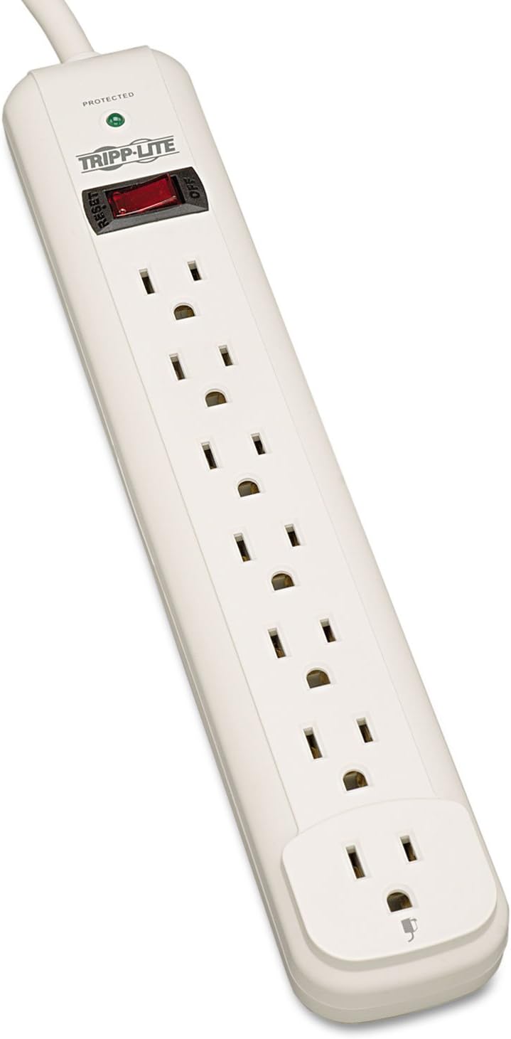 Tripp Lite Protect It! 7-Outlet Surge Protector, 1080J, 12 ft (TLP712)