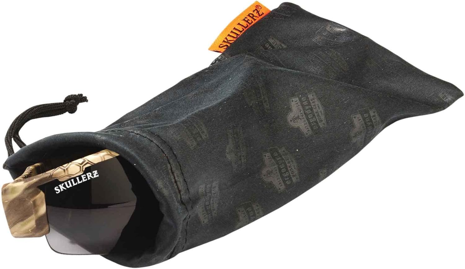 Ergodyne Skullerz 3218 Microfiber Cleaning Bags, Black - Pack of 12