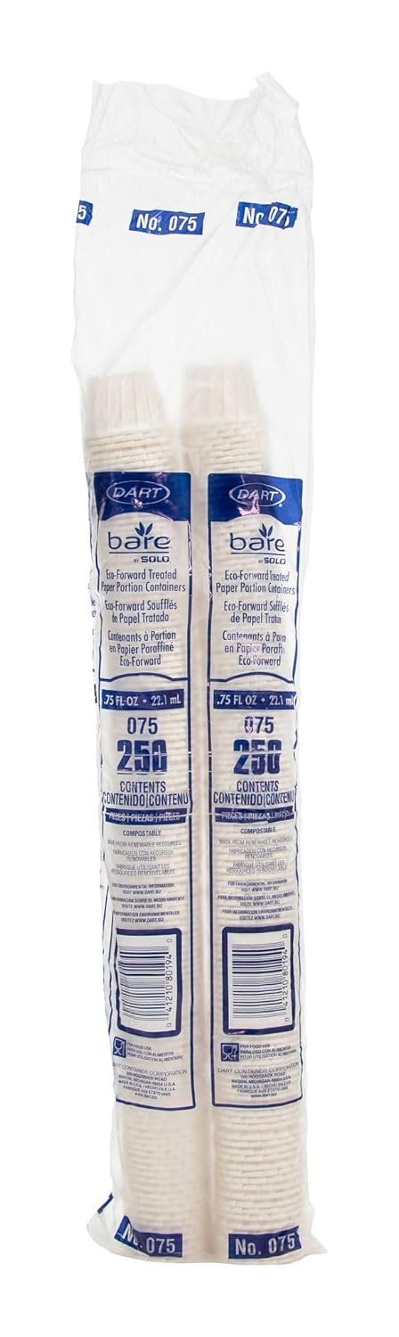 Solo 075-2050 0.75 oz Treated Paper Portion Cup (Case of 5000)