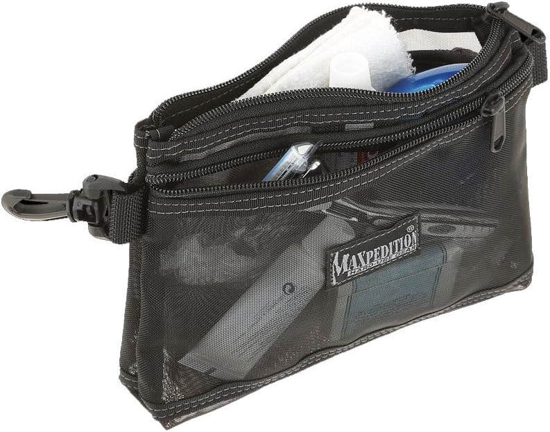 MAXPEDITION Gear Moire Pouch 8 x 6-Inch Black Mesh