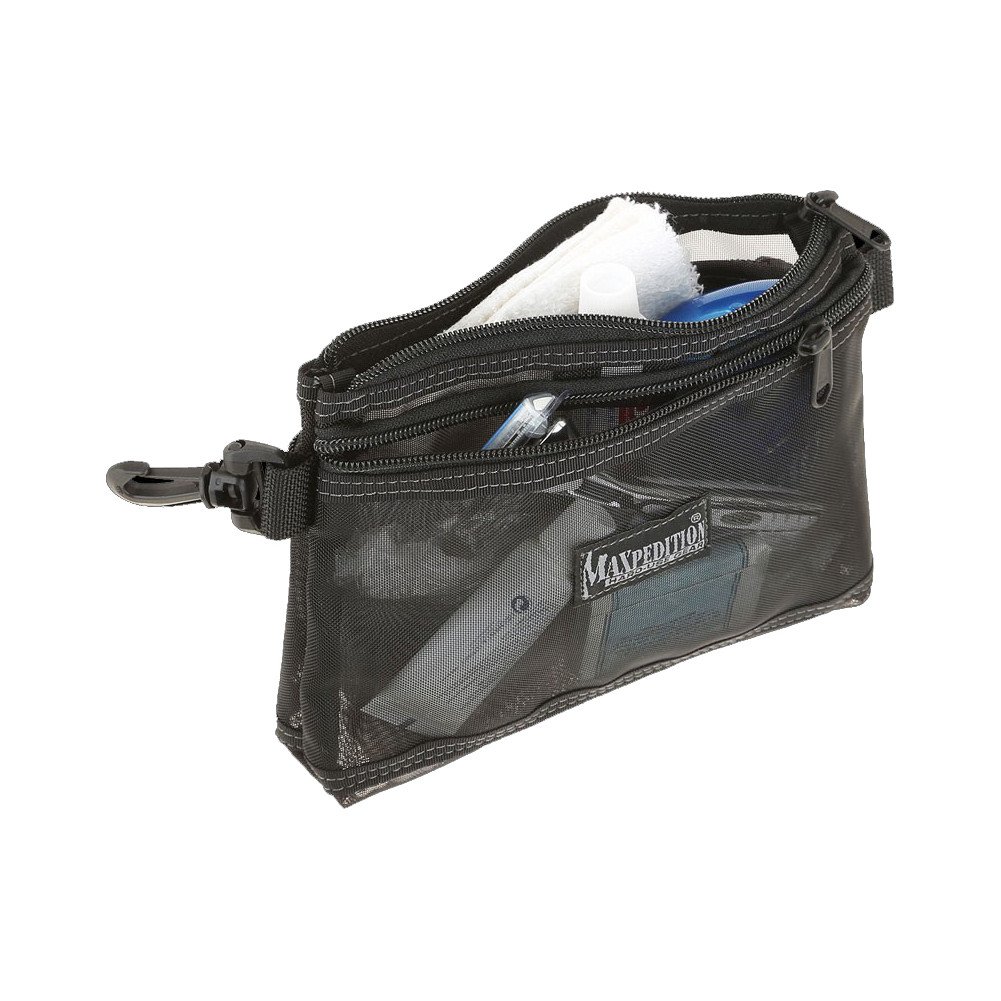 MAXPEDITION Gear Moire Pouch 8 x 6-Inch Black Mesh
