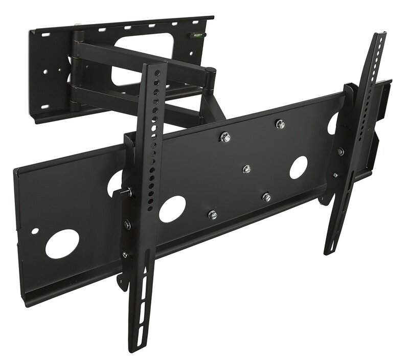 Mount-It! Long Arm TV Wall Mount with 26 Inch Extension, Swing Out Full Motion Design for Corner Installation, Fits 40 50, 55, 60, 65, 70 Inch Flat Screen TVs, 220 Lb Capacity 42 Inch -70 Inch