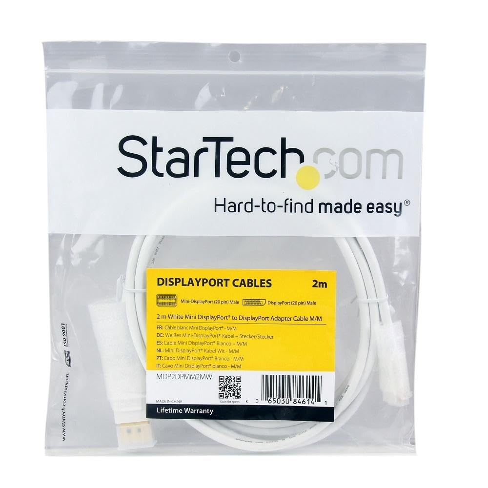 StarTech.com Mini DisplayPort to DisplayPort 1.2 Cable