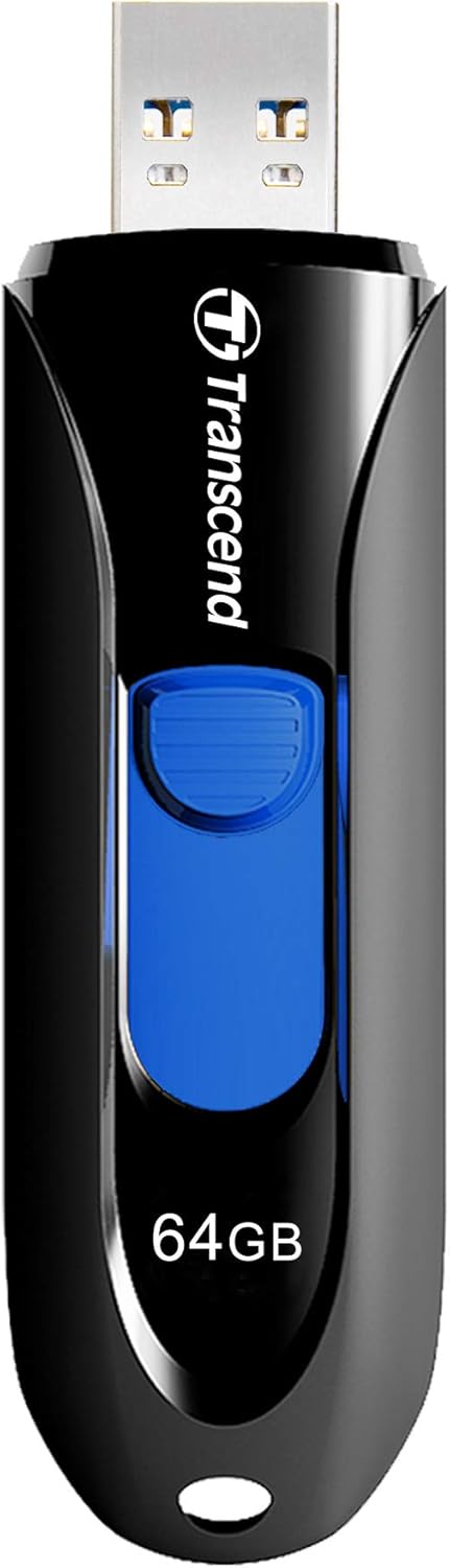 Transcend 64GB JetFlash 790 USB 3.0 Flash Drive (TS64GJF790K), Black 64GB JF790K ( Type A )