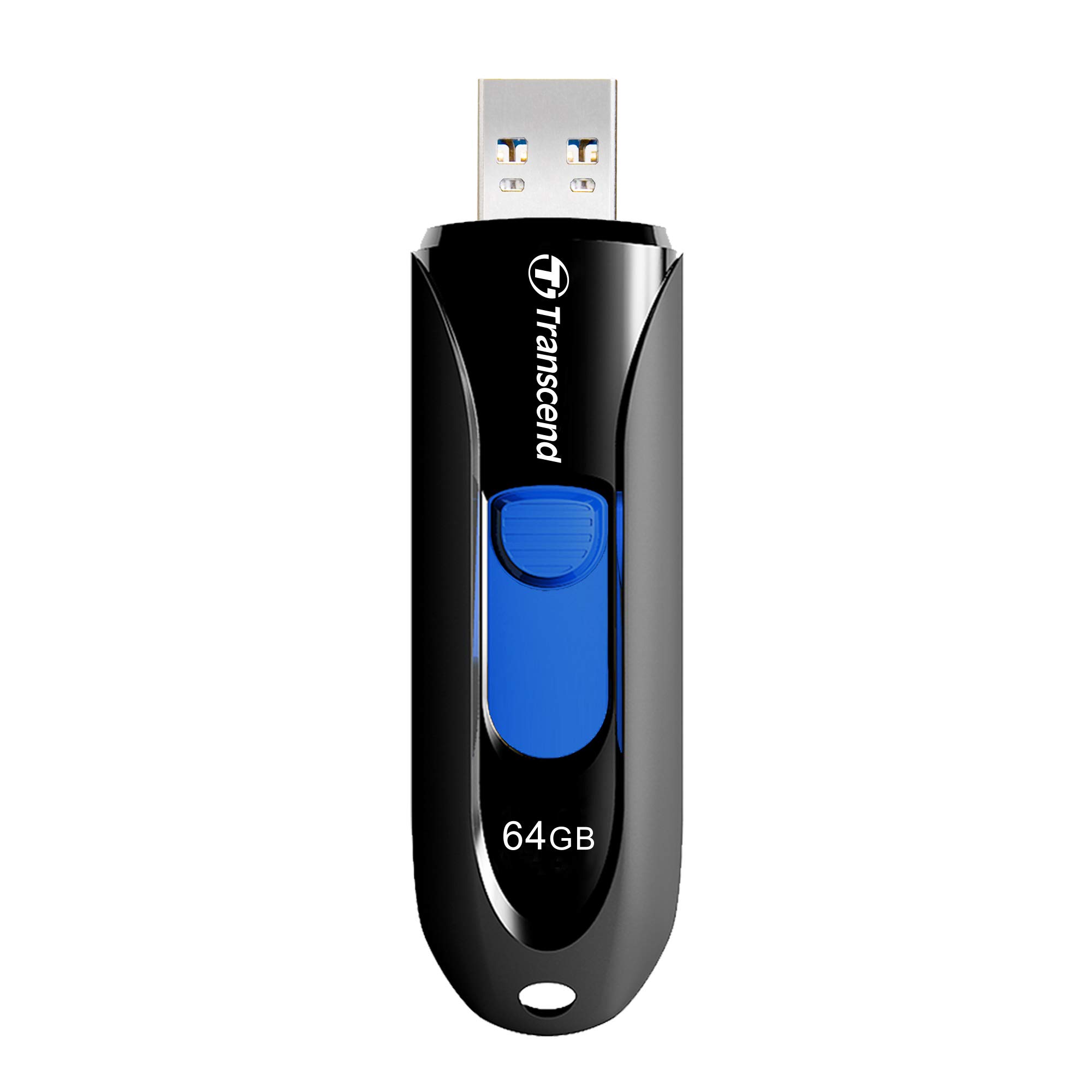 Transcend 64GB JetFlash 790 USB 3.0 Flash Drive (TS64GJF790K), Black 64GB JF790K ( Type A )