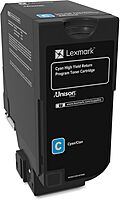 Lexmark 84C1HC0 CX725 Cyan High Yield Return Program Cartridge Toner