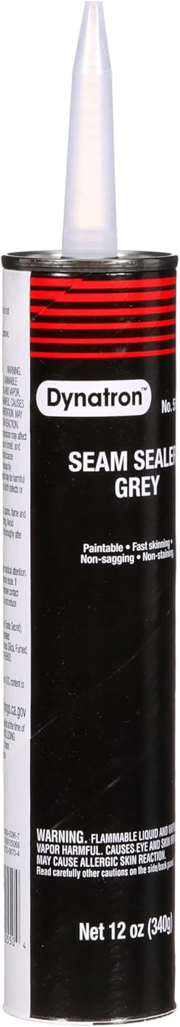 3M Dynatron Auto Seam Sealer Caulk, 550, Grey Color, Permanently Elastic, Fast-Skinning, Non-Staining, Non-Sagging