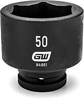 GEARWRENCH 3/4" Drive 6 Point Standard Impact Metric Socket 50mm - 84861