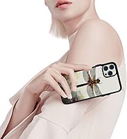 Dragonfly Printed Wallet Case for iPhone 12 Pro- 6.1 Inch with Card Holder