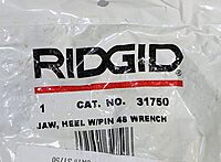 Heel Jaw & Pin Assembly for 48 Pipe Wrench (RIDGID 31750)