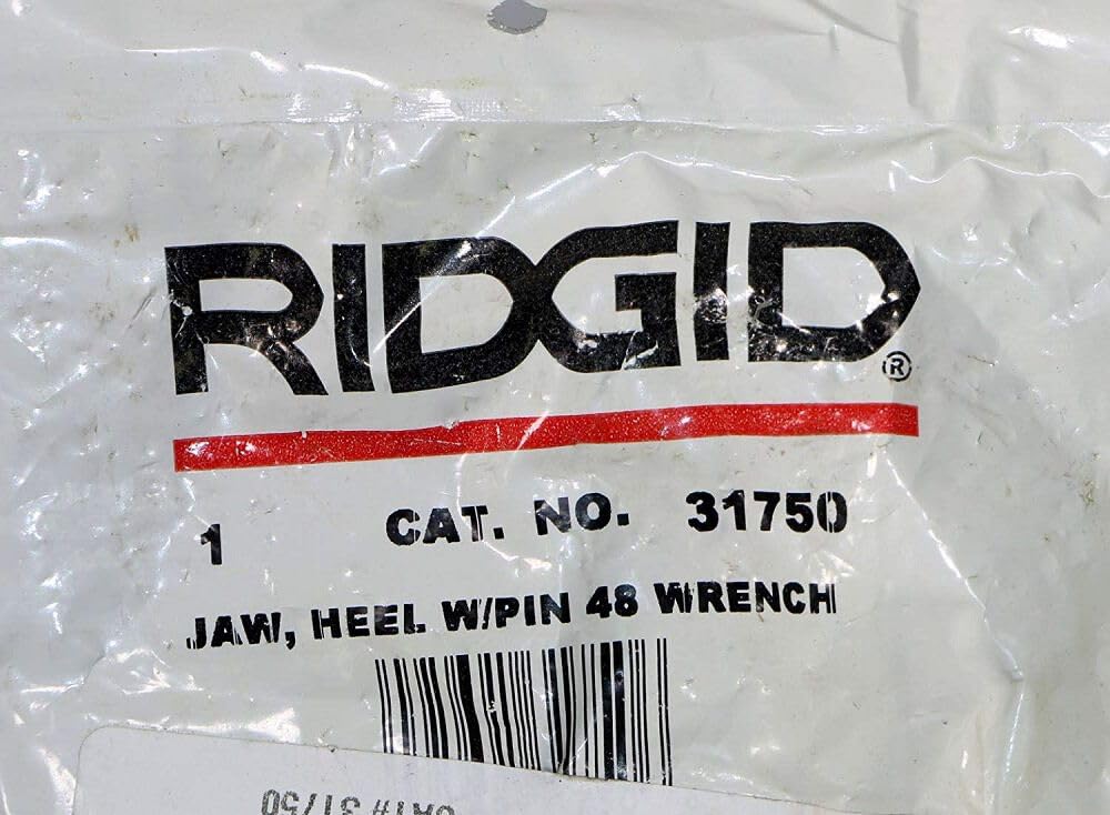 Heel Jaw & Pin Assembly for 48 Pipe Wrench (RIDGID 31750)
