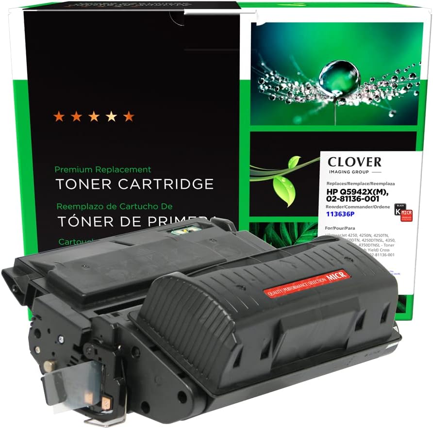 Clover Remanufactured Toner Cartridge Replacement for HP LaserJet