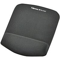 Fellowes PlushTouch Foam Mouse Pad Wrist Support with MICROBAN - Graphite (9252201) Graphite 9.3L x 7.3W inches