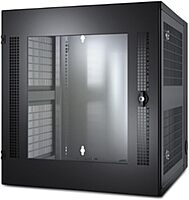 APC NetShelter WX 13U Wallmount Rack Enclosure, AR100, Vertical Mounting, Glass Front Door