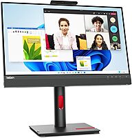 Lenovo ThinkCentre Tiny-In-One 24 Gen 5 24in Class Webcam Full HD LED Monitor - 16:9 - Black - 23.8in Viewable - 12NAGAR1US