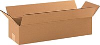 Staples 18-Inch x 4-Inch x 4-Inch Shipping Boxes, 32 ECT, Brown, 25/Bundle (1844)