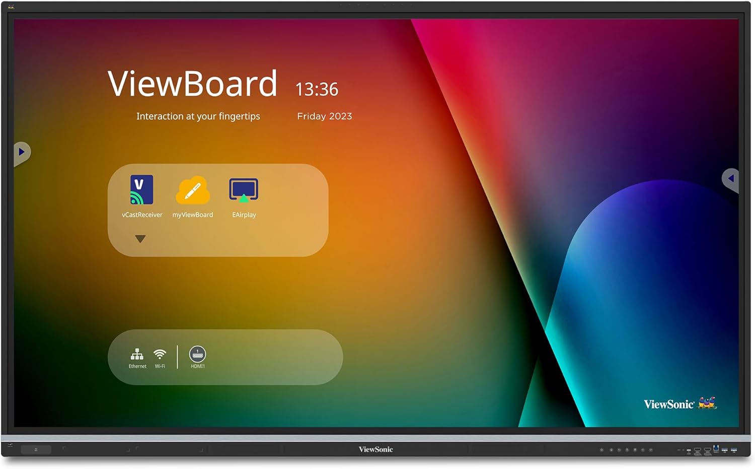 ViewSonic ViewBoard IFP Series 4K Interactive Smart Board with Android 14 EDLA and Integrated Education Software