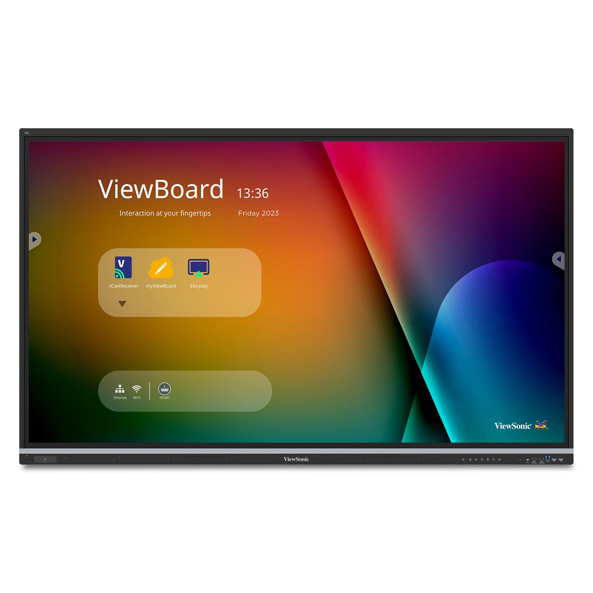 ViewSonic ViewBoard IFP Series 4K Interactive Smart Board with Android 14 EDLA and Integrated Education Software