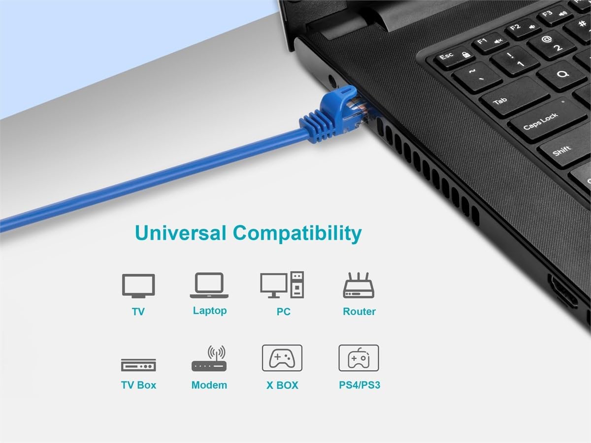Monoprice Cat6 Flexboot Ethernet Patch Cable UTP 24AWG 550MHz Snagless RJ45