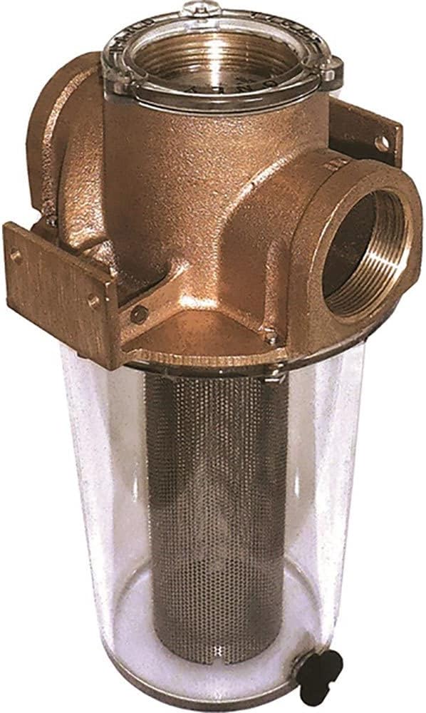 GROCO ARG-1000 Series 1" Raw Water Strainer w/Stainless Steel Basket