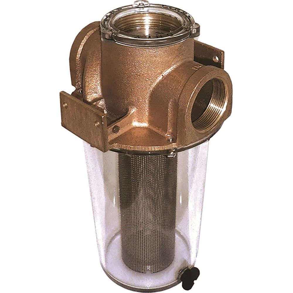 GROCO ARG-1000 Series 1" Raw Water Strainer w/Stainless Steel Basket
