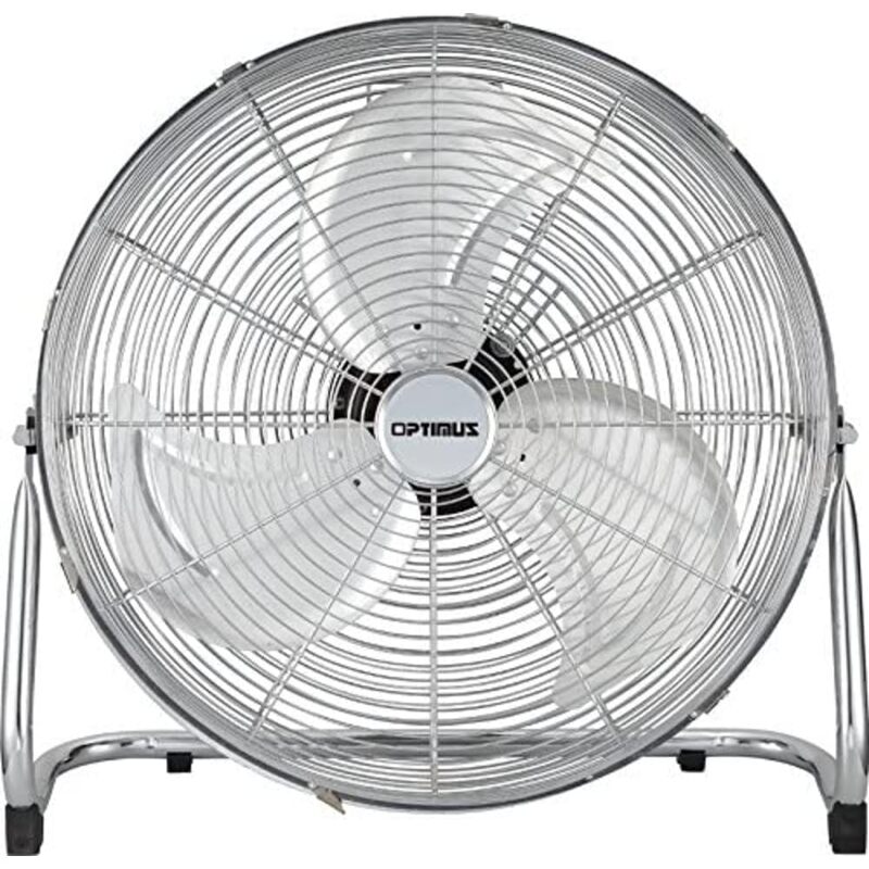 Optimus F-4122 F-4122 3-Speed 40-Watt 12-In. Industrial-Grade High-Velocity Floor Fan