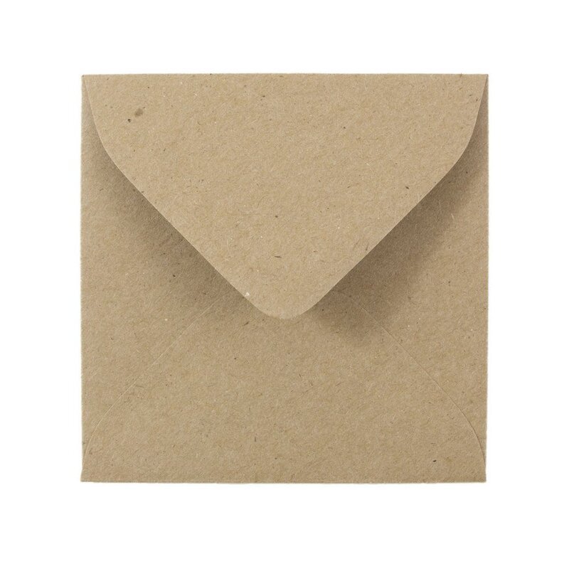 JAM PAPER Square Invitation Envelopes, Gummed Seal, Recycled Content