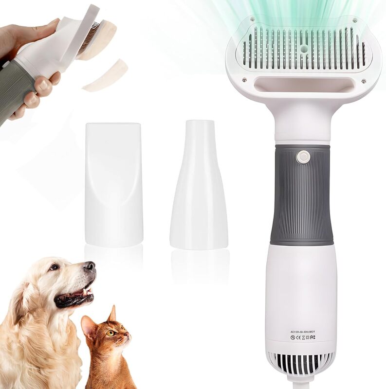 Secador de Pelo Portátil de Mano para Perros,600W