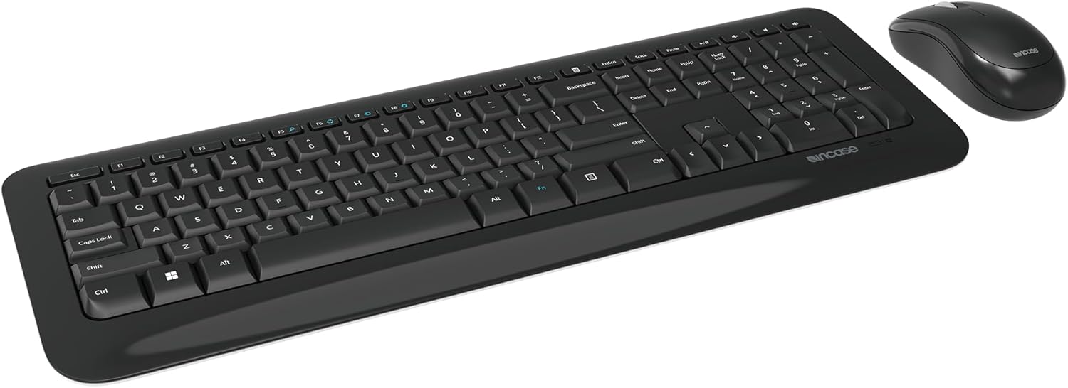 Incase Desktop 850 Keyboard & Mouse Combo – Designed by Microsoft –Wireless Connection, Precision Tracking