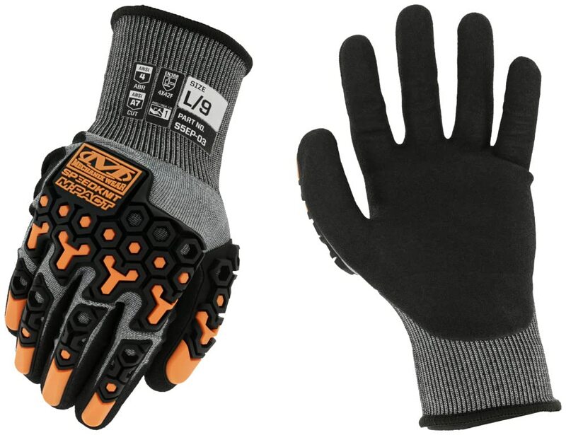 Mechanix Wear SpeedKnit M-Pact S5EP03 Gloves - Impact & Cut Protection