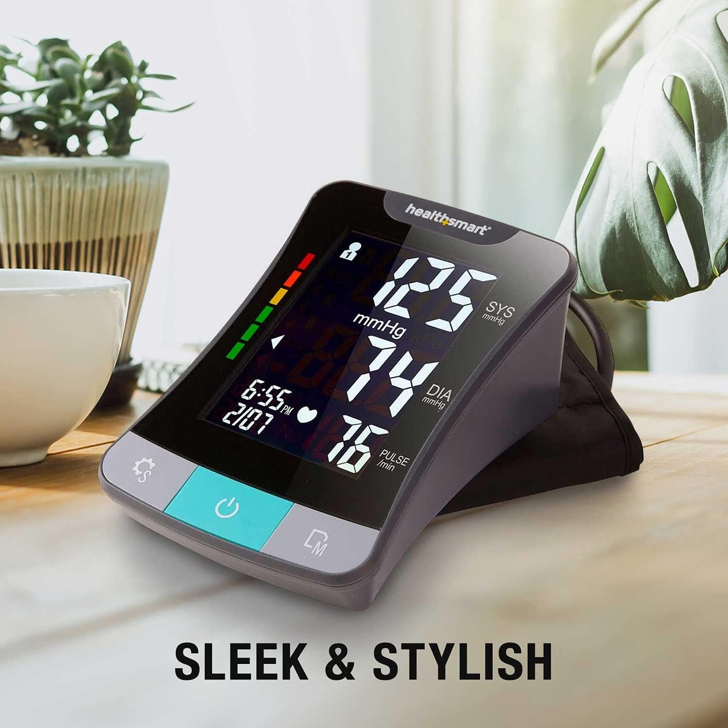 HealthSmart Digital Blood Pressure Monitor (Upper Arm & Wrist)