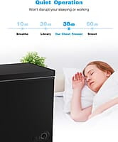 FLG-80Q - Pecho de 3.5 pies cúbicos, control de temperatura ajustable FLG-80Q - Pecho de 3.5 pies cúbicos, control de temperatura ajustable