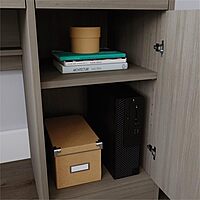 Sauder Beginnings Computer Desk with Drawers and Storage