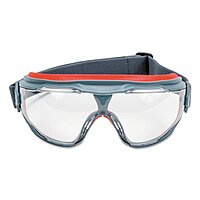 3M GoggleGear 500Series Safety Goggles - Clear, Plastic, Full Rim, Anti-Fog, Polycarbonate Lens, Laboratory, Construction