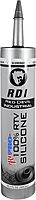 RED DEVIL PRO Industrial Grade RTV 100% Silicone Sealant, 10.1 oz Tube