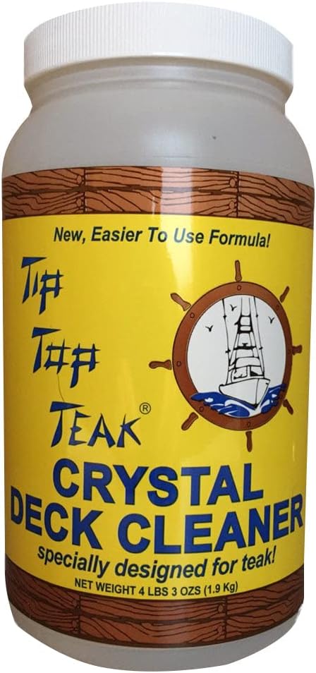 SUDBURY TC2001 Tip Top Teak Crystal Deck Cleaner - 1/2 Gallon 1 Count (Pack of 1)