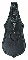 Duty Belt Key Holder, Belt-Mounted, Synthetic Leather