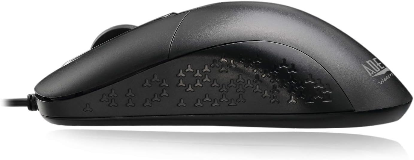 iMouse W4 Waterproof Wired Optical Mouse 1000 DPI USB Computer Mouse for Windows Mac IP66 Water Resistant Design