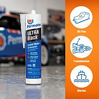 PERMATEX RTV Silicone Gasket Maker, Sensor-Safe Oil-Resistant