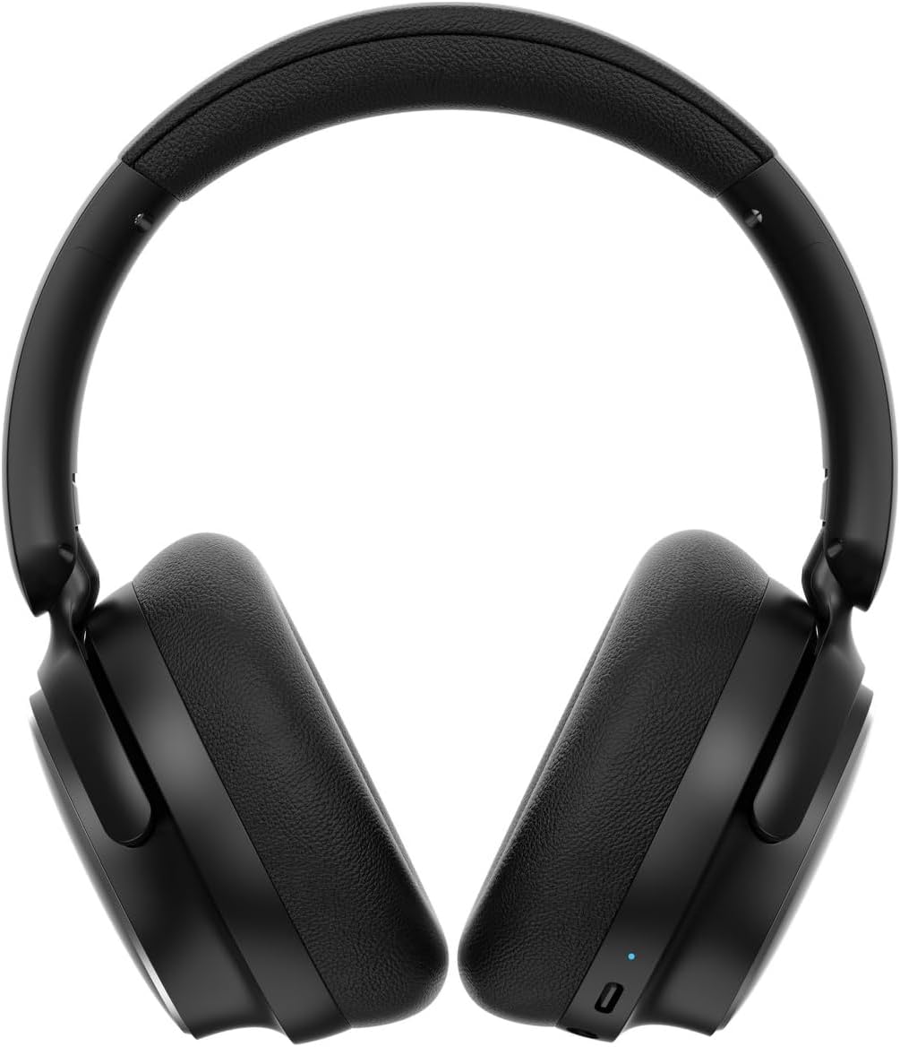 Adesso Xtream P800 Bluetooth Headphones with Active Noise Cancellation, Built-in Mic, 40H Battery, 3.5mm AUX, Foldable