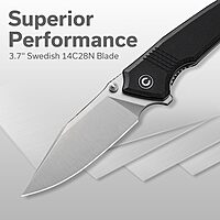 CIVIVI Tranquil Folding Pocket Knife for EDC, 3.7'' Blade